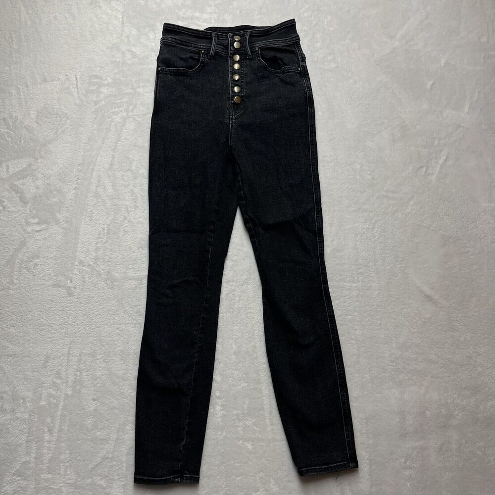 Mother Jeans The Swooner Ankle Womens 25 Exposed Snap Wrong Side‎ Of The Tracks